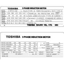 MOTOR TOSHIBA