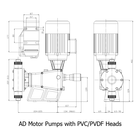 Máy bơm định lượng piston ETRATRON AD